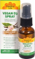 Country Life Vanilla Bean Vitamin D3 Spray 2000 IU