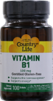 Country Life Vitamin B1 Tablets 100mg 100 Count Perspective: Main