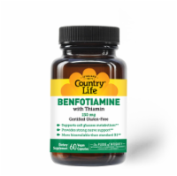 Country Life Benfotiamine with Coenzyme B1 Vegetarian Capsules 150mg
