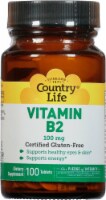 Country Life Vitamin B2 Tablets 100mg 100 Count Perspective: Main