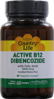 Country Life Active B12 Dibencozide with Folic Acid Lozenges 60 Count