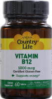 Country Life Vitamin B12 Tablets 60 Count