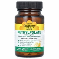 Country Life® MethylFolate Orange Flavor Smooth Melts 800 mcg Perspective: Main