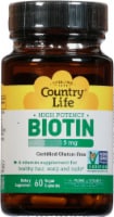 Country Life High Potency Biotin Vegan Capsules 5mg