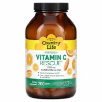 Country Life Buffered Vitamin C Rescue 1 000 mg - 200 Tablets