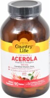 Country Life Chewable Acerola Vitamin C Complex Berry Flavor Wafers 500mg 90 Count Perspective: Main