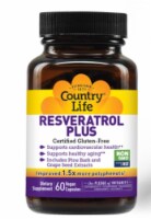Country Life Resveratrol Plus Vegetarian Capsules