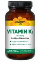 Country Life Vitamin K-1 Tablets 100mcg Perspective: Main