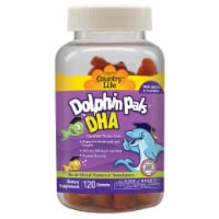Country Life Dolphin Pals DHA Sour Gummies 100 mg
