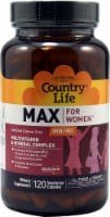 Country Life  Max for Women Iron Free  Multivitamin