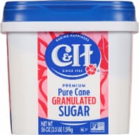 C&H Premium Pure Cane Granulated Sugar Tub Perspective: Main