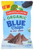 Garden of Eatin'® Organic Tortilla Blue Corn Non-Salted Chips Perspective: Main