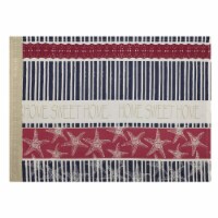 Home Sweet Home Starfish And Red White Blue Patriotic 4th of July Kitchen Tea Towel