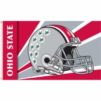 BSI Products Ohio State Buckeyes Helmet Flag Perspective: Main