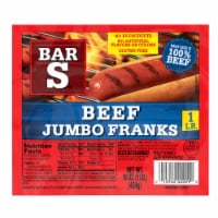 Beef Jumbo Franks Hot Dogs