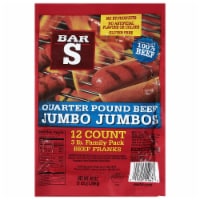 Bar-S Quarter Pound Beef Jumbo Jumbo Franks