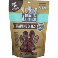 Scott Pet Products TT98722 12 oz Howls Kitchen Training Bites Beef Flavor Dog Treats