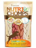 Nutri Chomps® Assorted Flavors Rawhide-Free Dog Treats