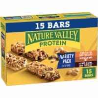 Nature Valley Variety Pack Chewy Protein Granola Bars Lunch Box Snacks Perspective: Main
