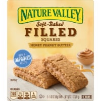 Nature Valley Soft-Baked Honey Peanut Butter Filled Squares Perspective: Main