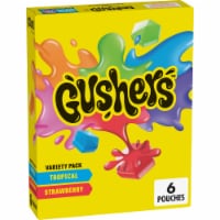 Gushers Strawberry Splash and Tropical Flavored