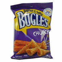 Bugles Sweet and Salty Churro Flavor Crispy Corn Snacks, 3 Ounce -- 6 per case.