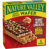 Nature Valley Whole Grain - Peanut Butter Chocolate Wafer Bars Granola Lunch Box Snacks