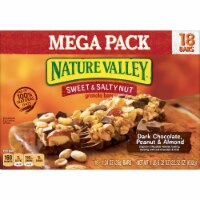 Nature Valley Sweet & Salty Nut Dark Chocolate Peanut & Almond Granola Bars Perspective: Main