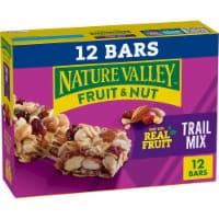 Nature Valley Whole Grain Trail Mix Chewy Fruit and Nut Granola Bars Lunch Box Snacks