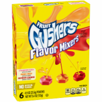 Betty Crocker Fruit Gushers Flavor Mixers Fruit Flavored Snacks Perspective: Main