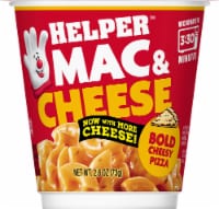Hamburger Helper Bold Cheesy Pizza Mac & Cheese Microwave Cup Perspective: Main