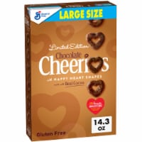 General Mills Chocolate Cheerios Happy Heart Shapes Large Size Cereal