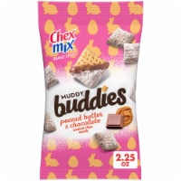Chex Mix Peanut Butter and Chocolate Muddy Buddies Individual Snack Bag Lunch Box Snack Perspective: Main