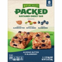 Nature Valley™ Packed Almond Butter & Blueberry Sustained Energy Bars Perspective: Main