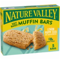 Nature Valley Soft Baked Muffin Lemon Poppy Seed Breakfast Bars Perspective: Main
