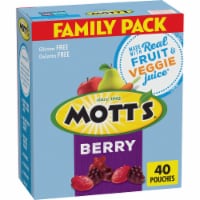 Mott's Gluten Free Berry Fruit Flavored Snacks Treat Pouches Kids School Snacks