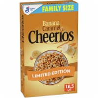 Banana Caramel Cheerios Limited Edition Gluten Free Cereal Perspective: Main