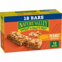 Nature Valley Whole Grain Peanut Sweet and Salty Nut Chewy Granola Bars Snacks