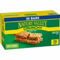 Nature Valley Whole Grain Oats 'n Honey Crunchy Granola Bars Bulk Lunch Box Snacks
