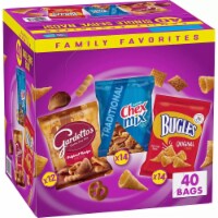 Bugles, ChexMix and Gardetto Variety Pack (40 Count)