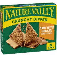 Nature Valley Whole Grain Peanut Butter Chocolate Crunchy Dipped Granola Squares