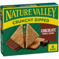 Nature Valley Whole Grain Oats and Chocolate Crunchy Dipped Granola Squares