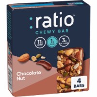Ratio KETO Friendly Chocolate Nut Chewy Protein Bars Gluten Free Snacks