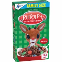General Mills Rudolph the Red Nosed Reindeer Family Size Holiday Cereal
