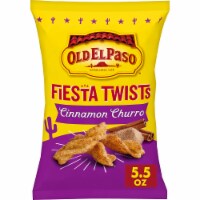 Old El Paso Cinnamon Churro Fiesta Twists Crispy Corn Snacks Chips Bag Perspective: Main