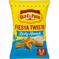 Old El Paso Zesty Ranch Fiesta Twists Crispy Corn Snacks Chips Bag