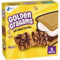 Golden Grahams S'mores Soft Baked Oat Bars Chewy Treat Bars