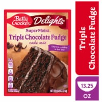 Betty Crocker™ Delights Super Moist™ Triple Chocolate Fudge Cake Mix