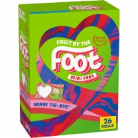 Fruit By The Foot Mini Feet Berry Tie-Dye Fruit Flavored Snacks Valentine's Pack Perspective: Main