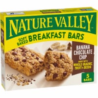 Nature Valley Banana Chocolate Chip Soft Baked Breakfast Bars Perspective: Main